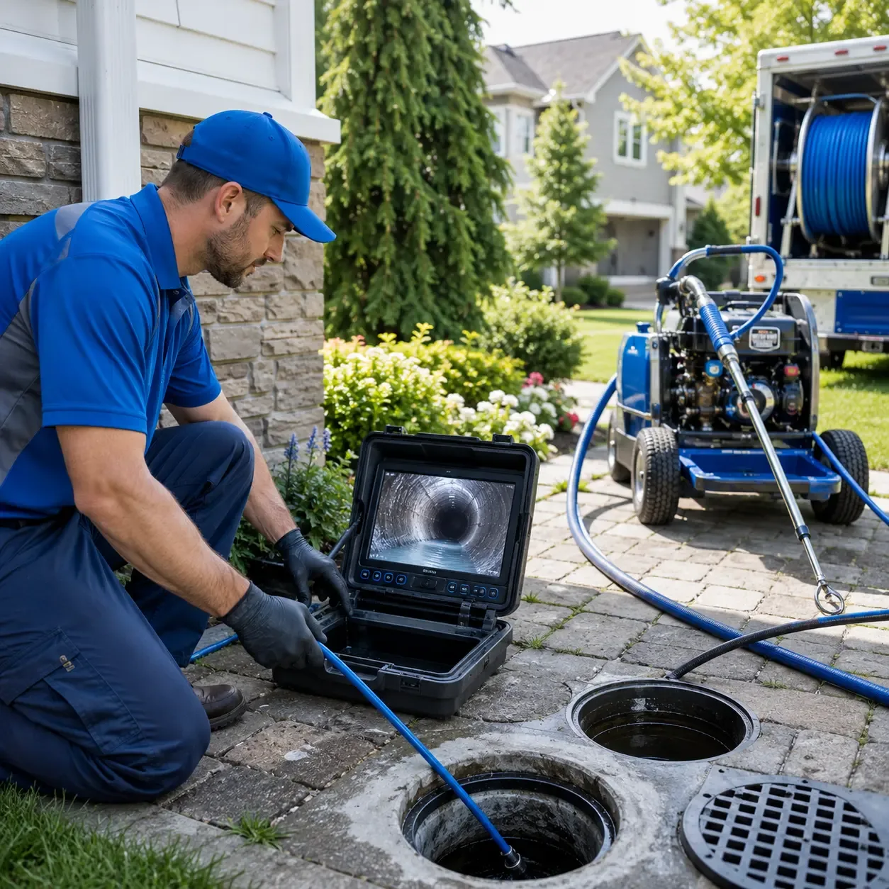 Outdoor drain cleaning professionals serving Blackwater, VA